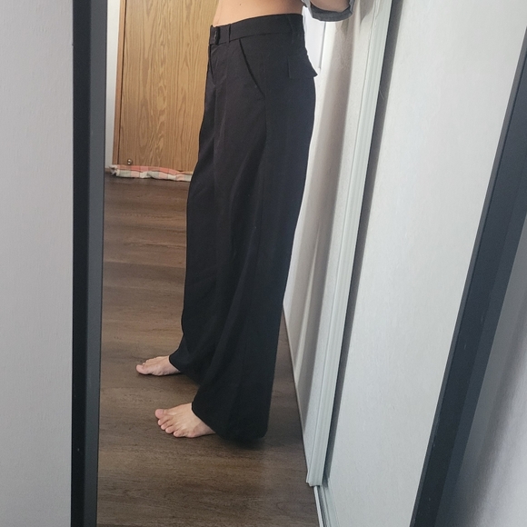 H&M Black Wide-Leg Trousers - Picture 2 of 12